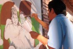 Village to stage  Dia de Muertos bash